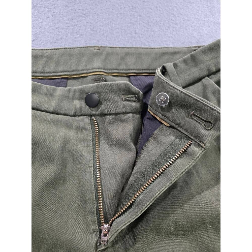 Lululemon ABC Slim Fit Ripstop Pants Mens Olive Green Army Trousers 32 A008934 - Picture 10 of 16